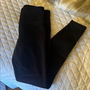 Athleta Altitude Fleece Lined Tight in Classic Black